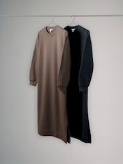 The Set Black / Brown 2 Pack Sweat Dress - Image 1 of 3