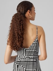 VERO MODA Black Tie Belt Thin Strap Dress - Image 3 of 4