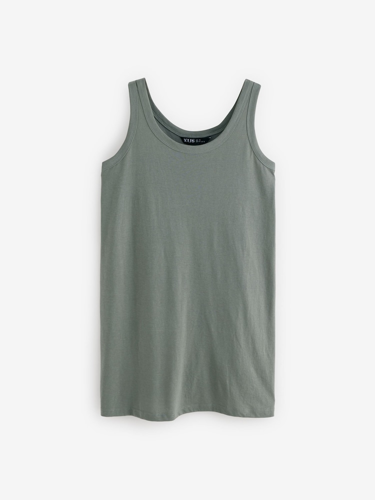 Yours Curve Pink Core Vests 3 Pack - Image 2 of 9