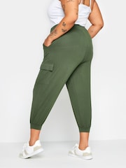 Yours Curve Cropped Cargo Harem Trousers - Imagen 3 de 9
