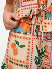 VERO MODA Tile Print Alto Waisted Shorts - Imagen 5 de 7