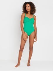 M&Co Green Texture Buckle Swimsuit - Image 2 of 6