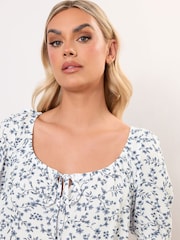 Yours Curve Blue Boho Top - Image 5 of 6