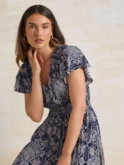 Long Tall Sally Blue Button Maxi Dress - Image 4 of 4
