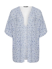 Yours Curve Blue Crochet Cover-Up - Image 5 of 5