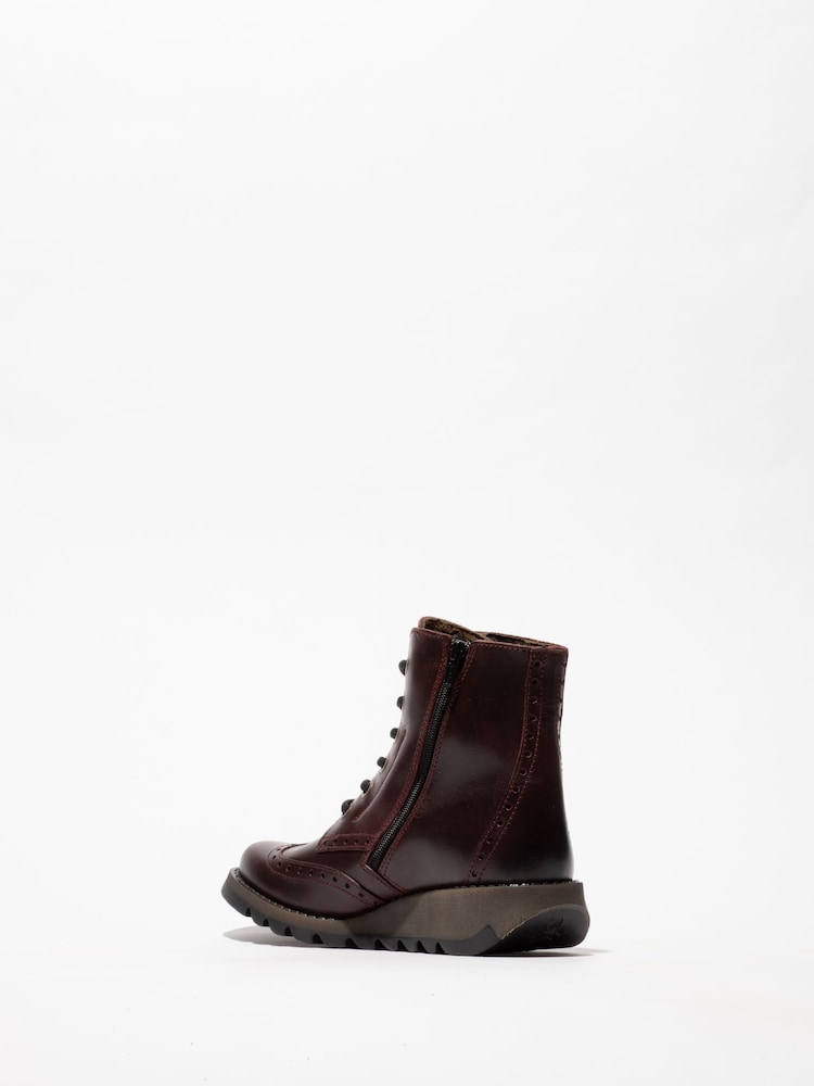 Fly London Rug Lace Up Black Boots - Image 2 of 4 Fly London Rug Lace Up Black Boots - Image 2 of 4