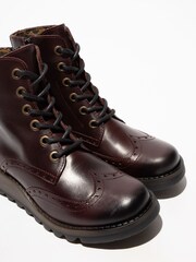 Fly London Rug Lace Up Black Boots - Image 4 of 4