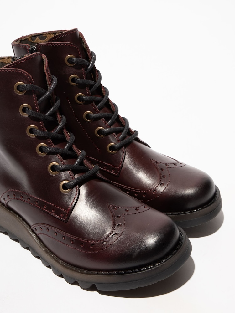 Fly London Rug Lace Up Black Boots - Image 4 of 4