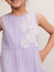 Phase Eight Purple Alessia Floral Dress - Image 4 of 7
