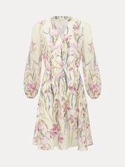 Phase Eight White 100% Cotton Velma Floral Dress - Image 7 of 7