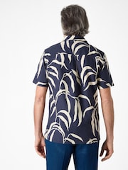 Oliver Sweeney Blue 100% Cotton Riviera Shirt - Image 2 of 2
