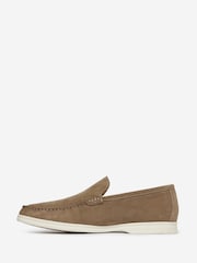 Oliver Sweeney Natural Suede Moccasin Loafers - Image 4 of 5