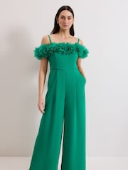 Phase Eight Green Imogen Jumpsuit - Image 3 of 7