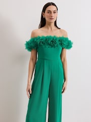 Phase Eight Green Imogen Jumpsuit - Image 5 of 7