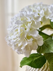 White Artificial Hydrangea (2 Stems) - Image 3 of 5