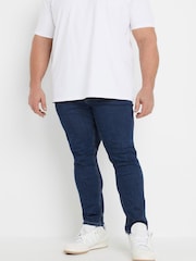 BadRhino Big & Tall Blue Tapered Strech Jeans - Image 1 of 3