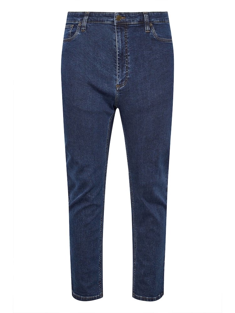 BadRhino Big & Tall Blue Tapered Strech Jeans - Image 3 of 3