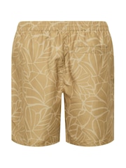 BadRhino Big & Tall Brown Halle Abstract Swim Shorts - Image 6 of 6