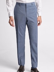 Ted Baker Tailoring Large Blue Blair Slim Trousers - Image 1 of 3