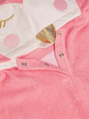 Monsoon Pink Baby Flamingo Towel 100% Cotton Poncho Cover-Up - Image 3 of 3