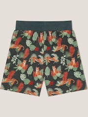 Monsoon Black Born Wild Tiger 100% Cotton Print Shorts - Image 3 of 4