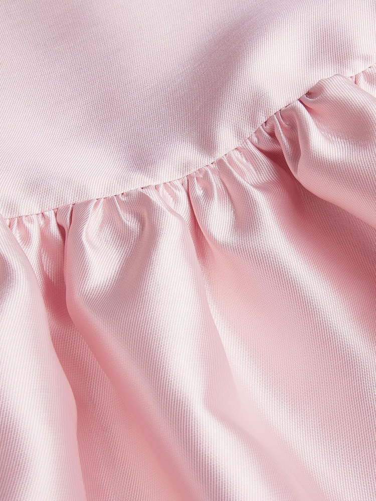 Monsoon Pink Willow Duchess Bow Dress - Image 4 of 4