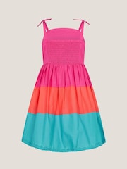 Monsoon Orange Sunset Embroidered Sundress - Image 3 of 4