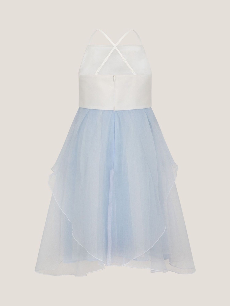 plain organza dress KAAREM - Grain Organza Silk Organza Dress