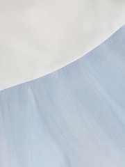 Monsoon Blue Peony Plain Organza Party Dress - Image 4 of 4