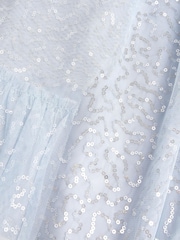 Monsoon Blue Rosalee Sequin Tulle Swing Dress - Image 3 of 3