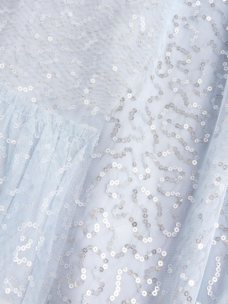 Monsoon Blue Rosalee Sequin Tulle Swing Dress - Image 3 of 3