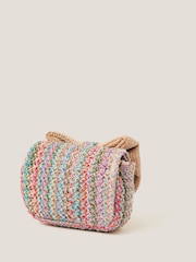 Monsoon Natural Woven Bow Bag - Image 2 of 4