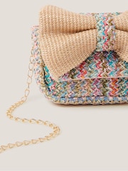 Monsoon Natural Woven Bow Bag - Image 3 of 4