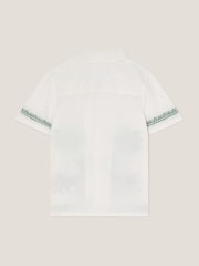 Monsoon White Tiger Embroidered Short Sleeve Shirt - Image 3 of 4