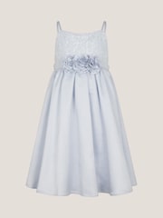 Monsoon Blue Orelia Strappy Sequin Satin Dress - Image 2 of 4