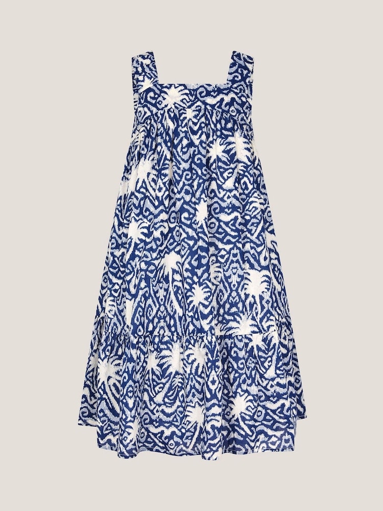 Monsoon Palm Print Ikat Sun Dress - Bild 2 von 4 Monsoon Palm Print Ikat Sun Dress - Bild 2 von 4