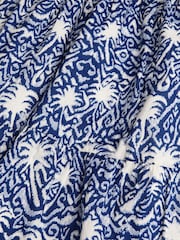 Monsoon Blue Palm Print Ikat Sun Dress - Image 4 of 4