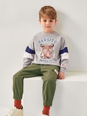 Monsoon Tiger Varsity Sweatshirt - Изображение 1 из 4