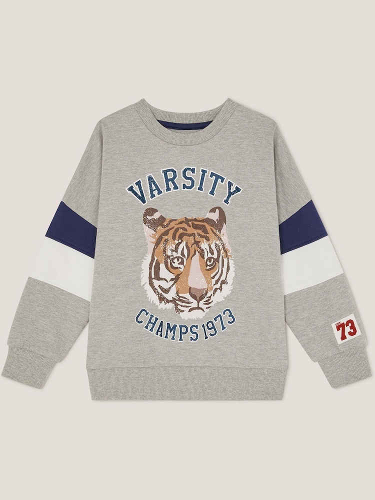 Monsoon Tiger Varsity Sweatshirt - Изображение 2 из 4