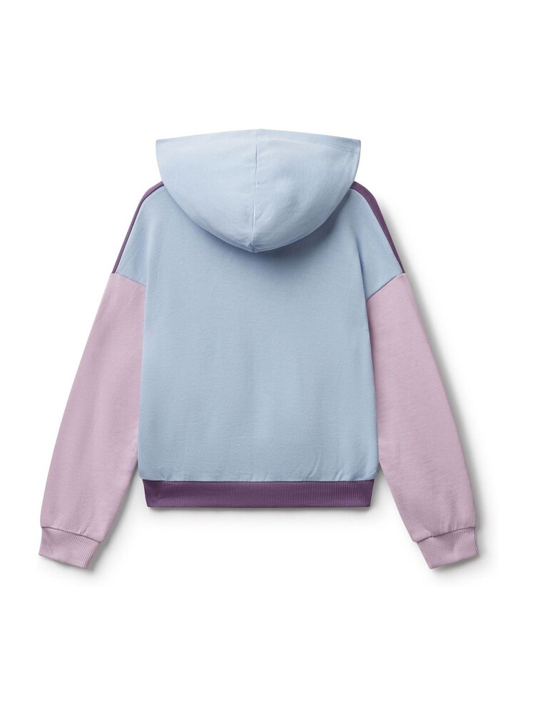 Benetton Girls Purple Printed Logo Hoodie (6-14 yrs) - Image 2 of 3