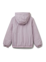 Benetton Girls Pink Hooded Rain Jacket (6-14 yrs) - Image 2 of 3