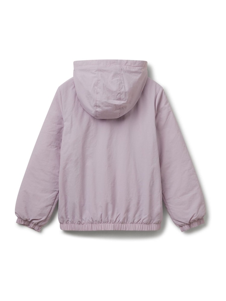Benetton Girls Pink Hooded Rain Jacket (6-14 yrs) - Image 2 of 3