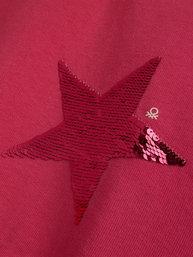 Benetton Girls Sequin Sweatshirt (6-14 yrs) - Image 3 of 3