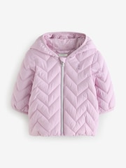 Benetton Baby Padded Quilt Jacket with Ears - Image 1 of 1