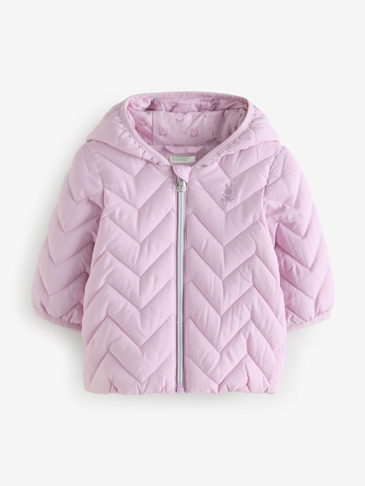 Benetton Baby Padded Quilt Jacket with Ears - Image 1 of 1