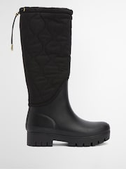 Barbour® Black Marnie Quilted Tall Wellington Boots - Image 1 of 10