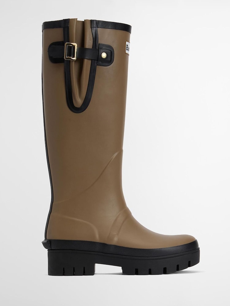 Barbour® Nude Leighton Tall Wellington Boots - Image 1 of 11