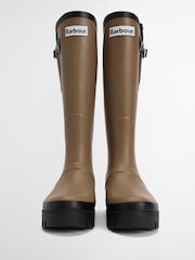 Barbour® Nude Leighton Tall Wellington Boots - Image 3 of 11
