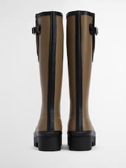 Barbour® Nude Leighton Tall Wellington Boots - Image 4 of 11
