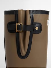 Barbour® Nude Leighton Tall Wellington Boots - Image 9 of 11